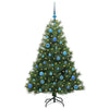 Vidaxl kunstkerstboom met 150 led met standaard groen 150 cm pe en pvc