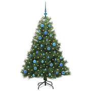 Vidaxl kunstkerstboom met 150 led met standaard groen 150 cm pe en pvc - afbeelding 3