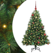 Vidaxl kunstkerstboom met 150 led met standaard groen 150 cm pe en pvc - afbeelding 2