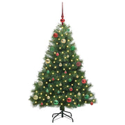 Vidaxl kunstkerstboom met 150 led met standaard groen 150 cm pe en pvc - afbeelding 3