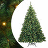 Vidaxl kunstkerstboom met 300 led met standaard groen 180 cm pe en pvc