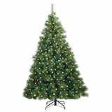 Vidaxl kunstkerstboom met 300 led met standaard groen 180 cm pe en pvc - afbeelding 3