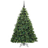 Vidaxl kunstkerstboom met 300 led met standaard groen 180 cm pe en pvc