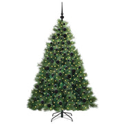 Vidaxl kunstkerstboom met 300 led met standaard groen 180 cm pe en pvc - afbeelding 3