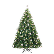 Vidaxl kunstkerstboom met 300 led met standaard groen 180 cm pe en pvc - afbeelding 3