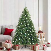 Vidaxl kunstkerstboom met 300 led met standaard groen 180 cm pe en pvc - afbeelding 1