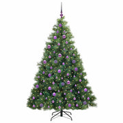 Vidaxl kunstkerstboom met 300 led met standaard groen 180 cm pe en pvc - afbeelding 3