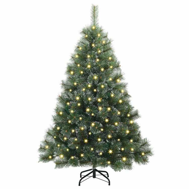 Vidaxl kunstkerstboom met 150 led met standaard groen 150 cm pe en pvc