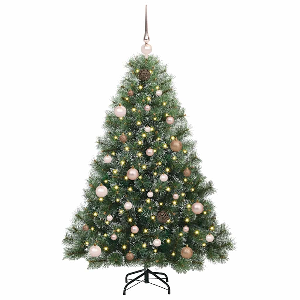 Vidaxl kunstkerstboom met 150 led met standaard groen 150 cm pe en pvc