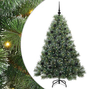 Vidaxl kunstkerstboom met 150 led met standaard groen 150 cm pe en pvc - afbeelding 2