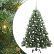 Vidaxl kunstkerstboom met 150 led met standaard groen 150 cm pe en pvc - afbeelding 2
