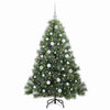Vidaxl kunstkerstboom met 150 led met standaard groen 150 cm pe en pvc