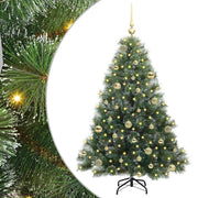 Vidaxl kunstkerstboom met 150 led met standaard groen 150 cm pe en pvc - afbeelding 2
