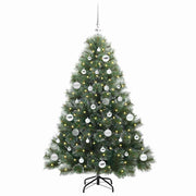 Vidaxl kunstkerstboom met 150 led met standaard groen 150 cm pe en pvc - afbeelding 3