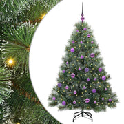 Vidaxl kunstkerstboom met 150 led met standaard groen 150 cm pe en pvc - afbeelding 2