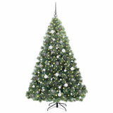Vidaxl kunstkerstboom met 300 led met standaard groen 180 cm pe en pvc - afbeelding 3