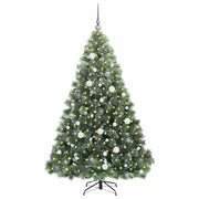 Vidaxl kunstkerstboom met 300 led met standaard groen 180 cm pe en pvc - afbeelding 3