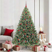 Vidaxl kunstkerstboom met 300 led met standaard groen 180 cm pe en pvc - afbeelding 1