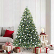 Vidaxl kunstkerstboom met 300 led met standaard groen 180 cm pe en pvc - afbeelding 1
