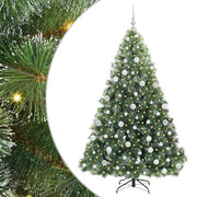 Vidaxl kunstkerstboom met 300 led met standaard groen 180 cm pe en pvc - afbeelding 2