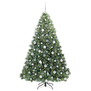 Vidaxl kunstkerstboom met 300 led met standaard groen 180 cm pe en pvc - afbeelding 3