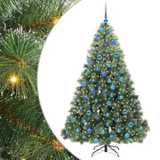 Vidaxl kunstkerstboom met 300 led met standaard groen 180 cm pe en pvc - afbeelding 2