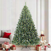 Vidaxl kunstkerstboom met 300 led met standaard groen 210 cm pe en pvc