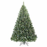 Vidaxl kunstkerstboom met 300 led met standaard groen 210 cm pe en pvc - afbeelding 3