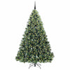 Vidaxl kunstkerstboom met 300 led met standaard groen 210 cm pe en pvc