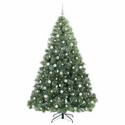 Vidaxl kunstkerstboom met 300 led met standaard groen 210 cm pe en pvc - afbeelding 3