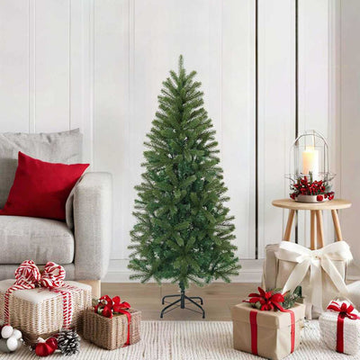 Vidaxl kunstkerstboom groen 120 cm pvc, pe en staal