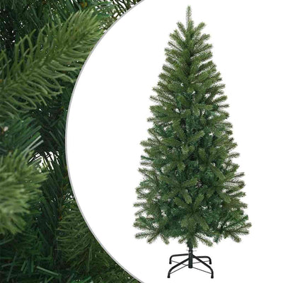 Vidaxl kunstkerstboom groen 150 cm pvc, pe en staal