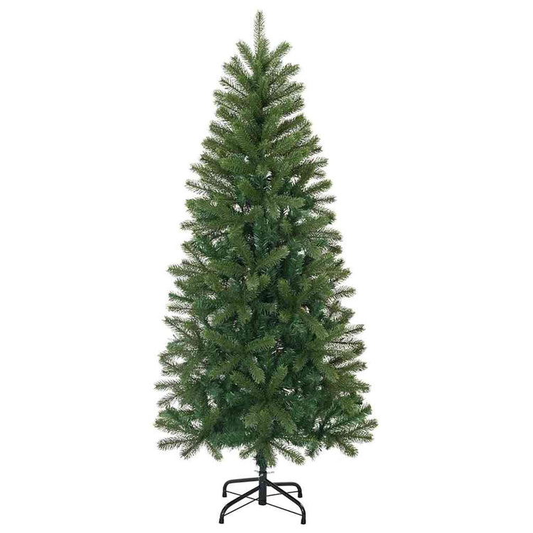 Vidaxl kunstkerstboom 150 cm pvc, pe en staal groen