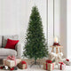 Vidaxl kunstkerstboom 180 cm pvc, pe en staal groen