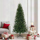 Vidaxl kunstkerstboom 210 cm pvc, pe en staal groen
