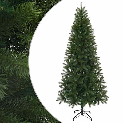 Vidaxl kunstkerstboom groen 210 cm pvc, pe en staal