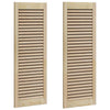 Vidaxl kastdeur 2 pcs naturel 110 x 2,1 x 39,5 cm massief grenenhout