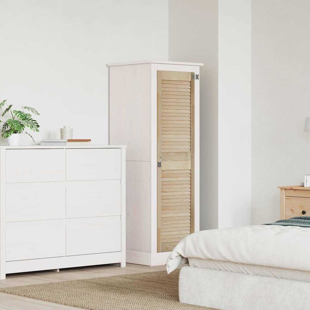 Vidaxl kastdeur naturel 140,5 x 2,1 x 39,5 cm massief grenenhout