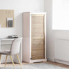 Vidaxl kastdeur naturel 49,5 x 2,1 x 140,5 cm massief grenenhout