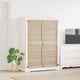 Vidaxl kastdeur 2 st naturel 140,5 x 49,5 cm massief grenenhout