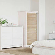 Vidaxl kastdeur naturel 140,5 x 59,5 cm massief grenenhout - afbeelding 1