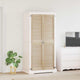 Vidaxl kastdeur 2 st naturel 170 x 39,5 cm massief grenenhout