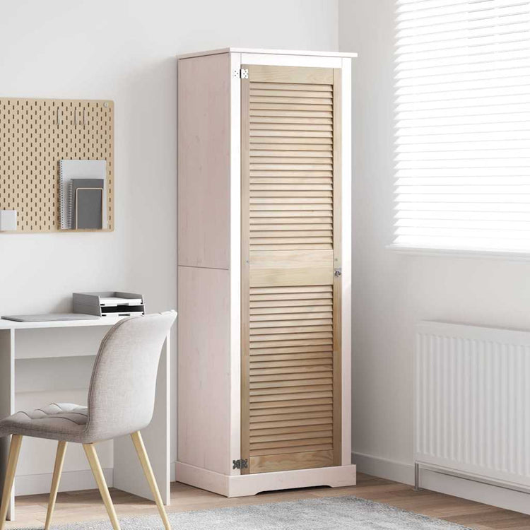 Vidaxl kastdeur naturel 170 x 49,5 cm massief grenenhout