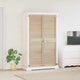 Vidaxl kastdeur 2 st naturel 170 x 49,5 cm massief grenenhout