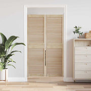 Vidaxl kastdeur 2 st naturel 170 x 49,5 cm massief grenenhout - afbeelding 3