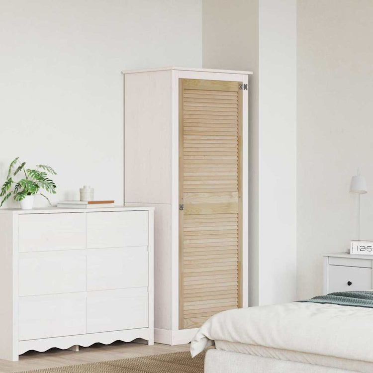 Vidaxl kastdeur naturel 170 x 59,5 cm massief grenenhout