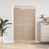 Vidaxl kastdeur 2 pcs naturel 170 x 2,1 x 59,5 cm massief grenenhout