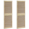 Vidaxl kastdeur 2 pcs naturel 170 x 2,1 x 59,5 cm massief grenenhout