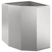 Vidaxl hoek plantbak zilver 45 x 45 x 50 cm roestvrij staal - afbeelding 2