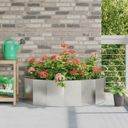 Vidaxl plantenbak zilver 120 x 60 x 35 cm roestvrij staal - afbeelding 1